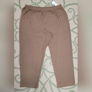 New Essentials Stretch Comfort Pants 26/28W Plus Sz Elastic Waist